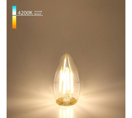 Лампа светодиодная Elektrostandard Свеча F E27 9 Вт 4200 K a048283