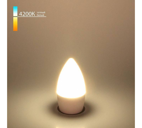 Лампа светодиодная Elektrostandard Свеча E27 6Вт 4200K a048675