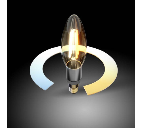 Лампа светодиодная с управлением через Wi-Fi Elektrostandard Умная лампа Свеча F E14 5Вт 3300, 4200, 6500K a055921