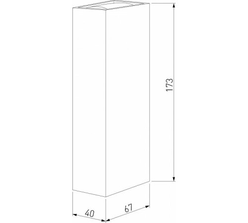 Накладной светильник Elektrostandard Blaze a057050