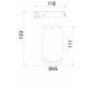 Накладной светильник Elektrostandard Slim Magnetic 12 Вт 4000 К черный a061299
