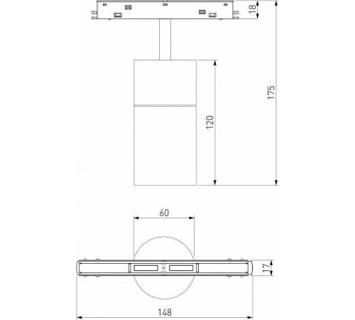 Светильник на штанге Elektrostandard Slim Magnetic a063538