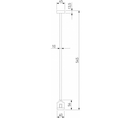 Основание на штанге Elektrostandard Esthetic Magnetic a065448