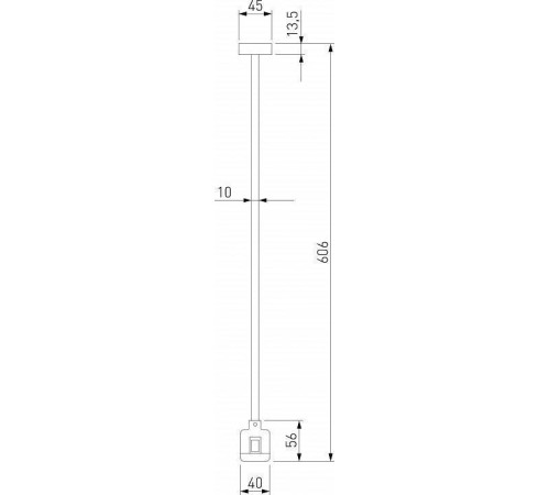 Основание на штанге Elektrostandard Esthetic Magnetic a065449