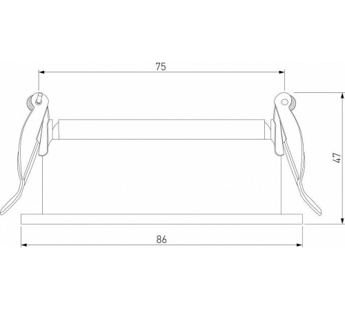 Встраиваемый светильник Elektrostandard Tune a065468