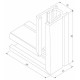 Соединитель угловой L-образный для треков накладных Elektrostandard Mini Magnetic a065639