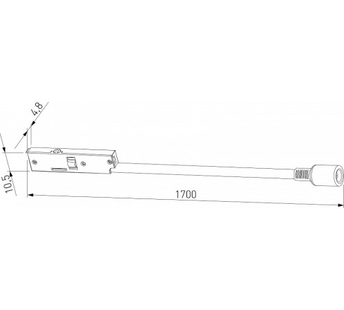 Токопровод концевой Elektrostandard Mini Magnetic a067266