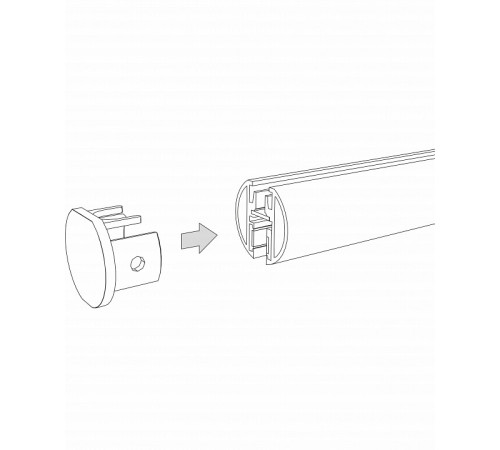 Заглушка для трека Elektrostandard Mini Magnetic a067267