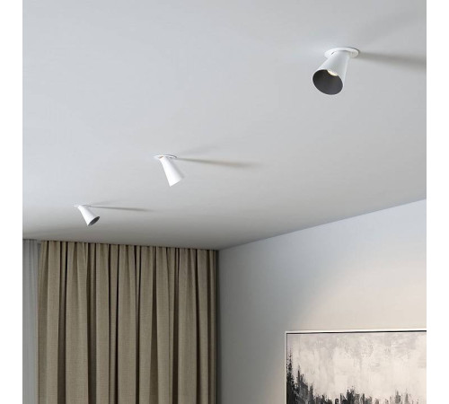 Встраиваемый светильник Elektrostandard Bell 25097/LED 8W 4000K белый