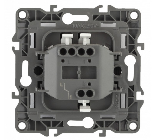 Выключатель одноклавишный без рамки Эра Эра 12 12-1001-04