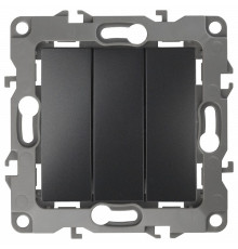 Выключатель трехклавишный без рамки Эра Эра 12 12-1107-05