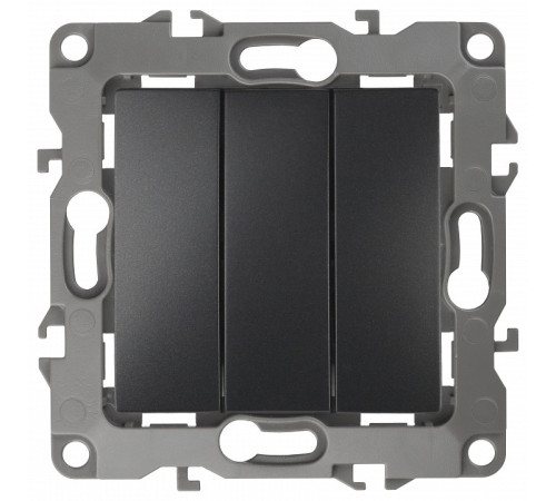 Выключатель трехклавишный без рамки Эра Эра 12 12-1107-05