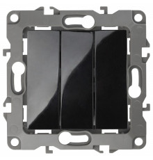 Выключатель трехклавишный без рамки Эра Эра 12 12-1107-06