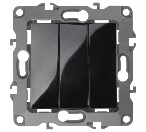 Выключатель трехклавишный без рамки Эра Эра 12 12-1107-06