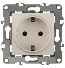 Розетка с заземлением, без рамки Эра Эра 12 12-2101-02