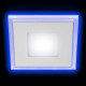 Встраиваемый светильник ЭРА LED 3-9 BL 9 Вт 4000 К с синей подсветкой LED 3-9 BL