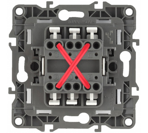 Переключатель одноклавишный без рамки Эра Эра 12 12-1108-04