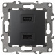 Розетка USB, без рамки Эра Эра 12 12-4110-05