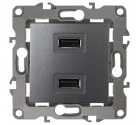 Розетка USB, без рамки Эра Эра 12 12-4110-12