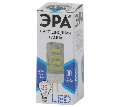 Лампа светодиодная Эра Стандарт LED JC-3,5W-220V-CER-840-G4