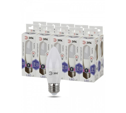 Лампа светодиодная Эра Стандарт LED B35-9W-860-E27