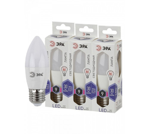 Лампа светодиодная Эра Стандарт LED B35-9W-860-E27