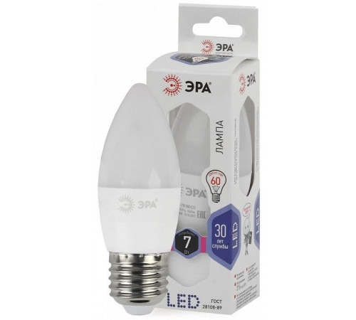 Лампа светодиодная Эра Стандарт LED B35-7W-860-E27