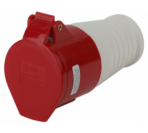 Розетка с заземлением Эра R-32-3P-PE-N-IP44