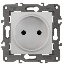 Розетка без заземления, без рамки Эра Эра Elegance 14-2105-01