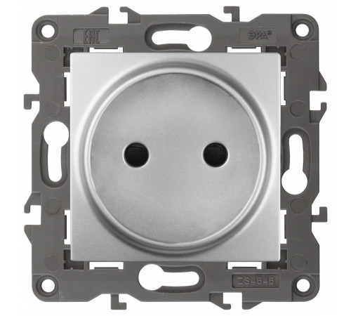 Розетка без заземления, без рамки Эра Эра Elegance 14-2105-03