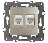 Розетка Ethernet RJ-45 без рамки Эра Эра Elegance 14-3108-04
