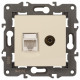 ТВ-розетка и розетка Ethernet RJ-45 без рамки Эра Эра Elegance 14-3110-02