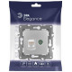 ТВ-розетка и розетка Ethernet RJ-45 без рамки Эра Эра Elegance 14-3110-03