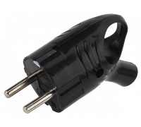 Вилка угловая с заземлением Эра  Vx4-B