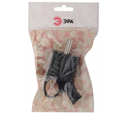 Вилка угловая с заземлением Эра Vx4-B