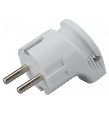 Вилка угловая с заземлением Эра  Vx3-W