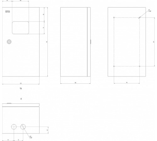 Электрический щиток накладной Эра NO_SIMPLE_STM_SHMPg(okno)-01_IP54