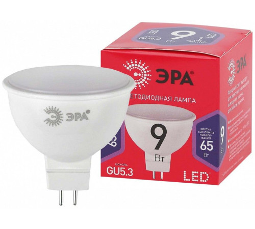 Лампа светодиодная Эра LED MR16-9W-865-GU5.3 R