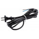Сетевой провод Эра UX-2x0,75-1,5m-B