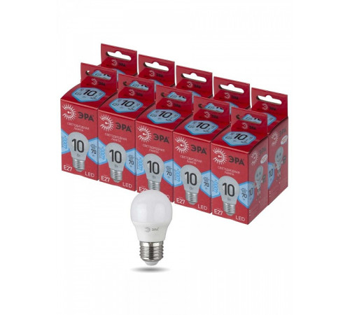 Лампа светодиодная Эра LED P45-10W-840-E27 R