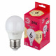Лампа светодиодная Эра LED P45-6W-827-E14 R