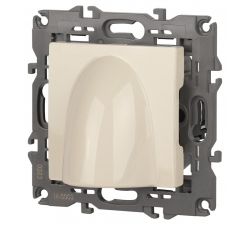 Розетка для вывод кабеля без рамки Эра Эра Elegance 14-6003-02