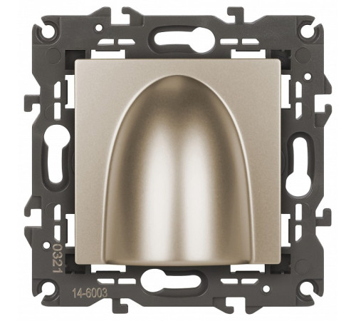 Розетка для вывод кабеля без рамки Эра Эра Elegance 14-6003-04