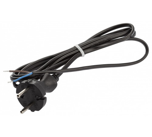 Провод электрический Эра UX-ШВВП-2x0,75-1,8m-B