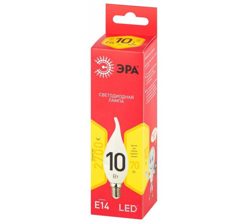 Лампа светодиодная Эра LED BXS-10W-827-E14 R