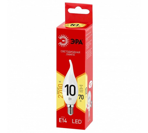 Лампа светодиодная Эра LED BXS-10W-827-E14 R