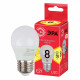 Лампа светодиодная Эра E27 8Вт 2700K LED P45-8W-827-E27 R