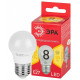 Лампа светодиодная Эра E27 8Вт 2700K LED P45-8W-827-E27 R