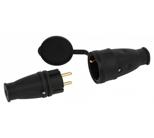 Розетка с заземлением Эра RX10-B-IP44