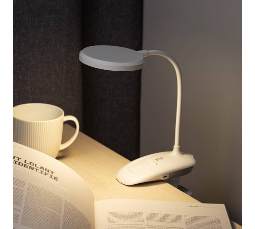 Настольная лампа офисная Эра NLED-513-6W-W